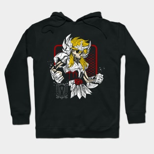 Skeleton Cygnus Hyoga Anime Fanart Hoodie